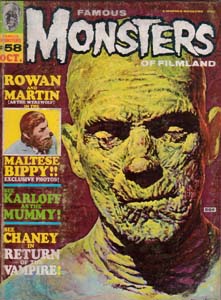 FAMOUS MONSTERS OF FILMLAND #58