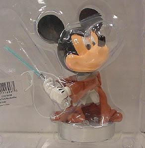 STAR WARS USA ディズニーテーマパーク限定 レジン製 BOBBLE HEAD MICKEY MOUSE AS JEDI