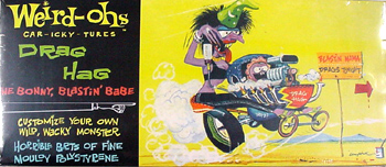 HAWK WEIRD-OHS DRAG HAG 組み立て式プラモデル パッケージ傷み特価