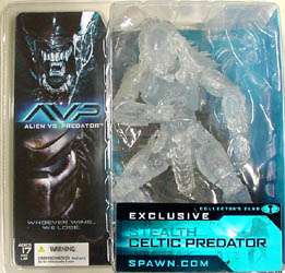 McFARLANE ALIEN VS PREDATOR SERIES 1 コレクターズクラブ限定 STEALTH CELTIC PREDATOR