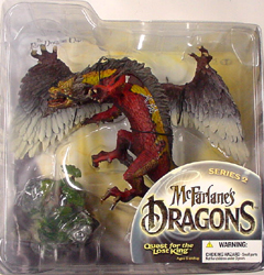 McFARLANE McFARLANE'S DRAGONS SERIES 2 FIRE CLAN DRAGON 左向き