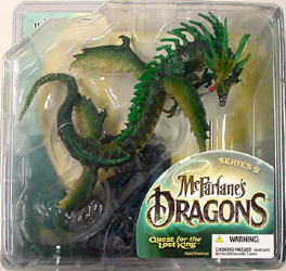 McFARLANE McFARLANE'S DRAGONS SERIES 2 WATER CLAN DRAGON ブリスターワレ＆ヤケ特価