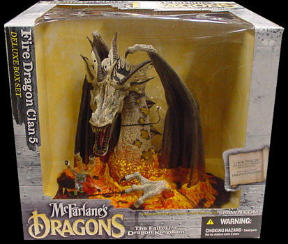 McFARLANE McFARLANE'S DRAGONS SERIES 5 DX BOX FIRE DRAGON CLAN 5