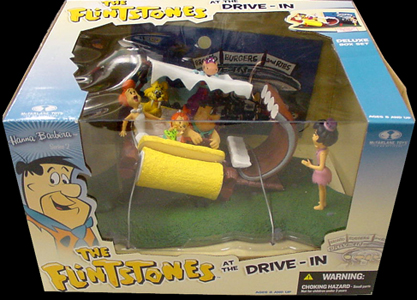 McFARLANE HANNA BARBERA SERIES 2 DX BOX THE FLINTSTONES AT THE DRIVE-IN