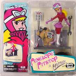 McFARLANE HANNA BARBERA SERIES 2 PENELOPE PITSTOP & MUTTLEY