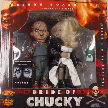 McFARLANE MOVIE MANIACS 2 DX BOX CHILD'S PLAY BRIDE OF CHUCKY CHUCKY & TIFFANY