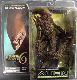 McFARLANE MOVIE MANIACS 6 WARRIOR ALIEN ブリスターヤケ特価