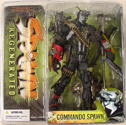 McFARLANE SPAWN 28 COMMANDO SPAWN ブリスター傷み特価