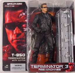 McFARLANE TERMINATOR 3 T-850 WITH COFFIN サングラスあり