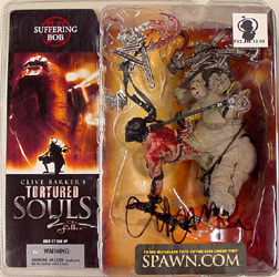 McFARLANE TORTURED SOULS SERIES 2 SUFFERING BOB クライブ・バーカー本人のサイン入り！