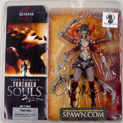 McFARLANE TORTURED SOULS SERIES 2 SZALTAX クライブ・バーカー本人のサイン入り！