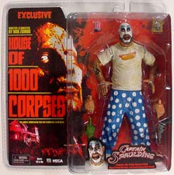 NECA HOUSE OF 1000 CORPSES EXCLUSIVE CAPTAIN SPAULDING [HOT DOG T-SHIRTS]