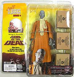 NECA CULT CLASSICS SERIES 6 DAWN OF THE DEAD HARE KRISHNA ZOMBIE ブリスター傷み特価