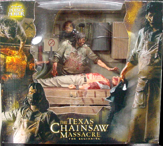 NECA THE TEXAS CHAINSAW MASSACRE THE BEGINNING BOX SET 開封済み未使用品パッケージ傷み特価