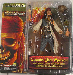 コミコン限定 NECA PIRATES OF THE CARIBBEAN DEAD MAN'S CHEST CANNIBAL JACK SPARROW