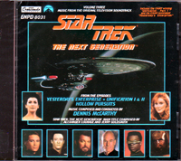 STAR TREK THE NEXT GENERATION ORIGINAL TV VOL.3 [YESTERDAY'S ENTERPRISE] [UNIFICATION ＆] [HOLLOW PURSUITS] 3話収録