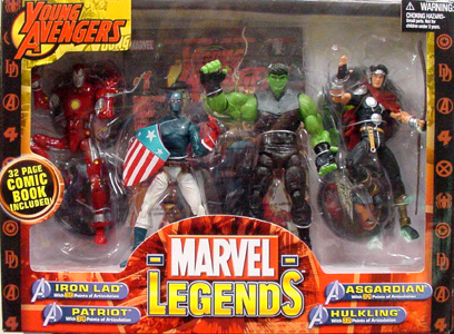 TOYBIZ MARVEL LEGENDS DX BOX YOUNG AVENGERS GIFT PACK