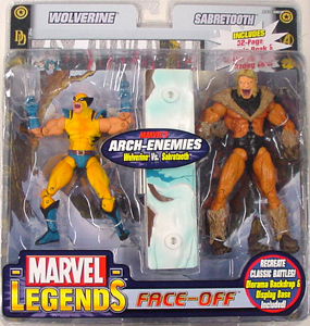 TOYBIZ MARVEL LEGENDS FACE-OFF シリーズ2 VARIANT WOLVERINE VS. SABERTOOTH