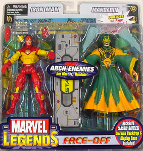 TOYBIZ MARVEL LEGENDS FACE-OFF シリーズ2 IRON MAN VS. MANDARIN