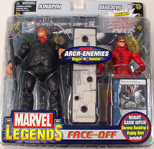 TOYBIZ MARVEL LEGENDS FACE-OFF シリーズ1 VARIANT KINGPIN VS. DAREDEVIL