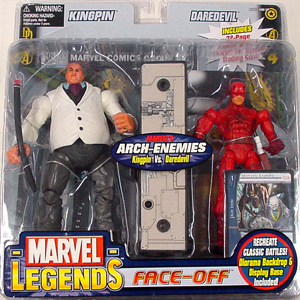 TOYBIZ MARVEL LEGENDS FACE-OFF シリーズ1 KINGPIN VS. DAREDEVIL