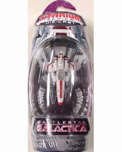 HASBRO BATTLESTAR GALACTICA TITANIUM COLONIAL VIPER MARK VII #1