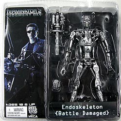 NECA TERMINATOR 2 7インチアクションフィギュア SERIES 2 ENDOSKELETON [BATTLE DAMAGED]