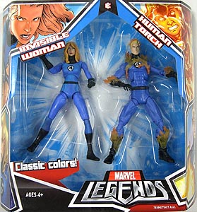 HASBRO MARVEL LEGENDS 2PACK INVISIBLE WOMAN &amp; HUMAN TORCH