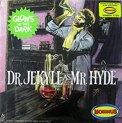 MOEBIUS MODELS DR.JEKYLL AS MR.HYDE GLOWS IN THE DARK 組み立て式プラモデル