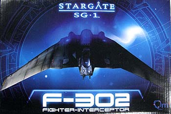 QUANTUM MECHANIX STARGATE SG-1 F-302 FIGHTER-INTERCEPTOR 本体：約19.5ｘ11センチ