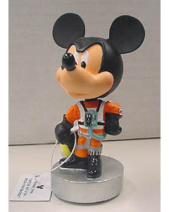 STAR WARS USA ディズニーテーマパーク限定 レジン製 BOBBLE HEAD MICKEY MOUSE AS X-WING FIGHER