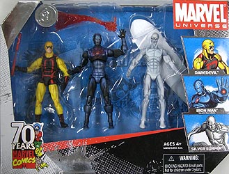 パッケージ破れ特価 HASBRO MARVEL UNIVERSE 3PACK 70th ANNIVERSARY