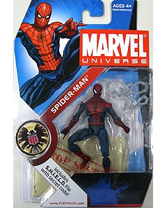 HASBRO MARVEL UNIVERSE SERIES 1 #002 SPIDER-MAN [DARK BLUE & RED]