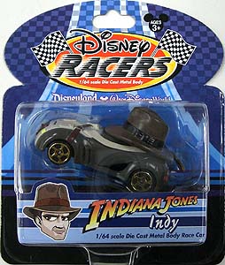 INDIANA JONES USA ディズニーテーマパーク限定 DISNEY RACERS 1/64スケールミニカー INDY