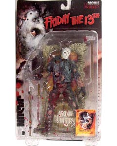 McFARLANE MOVIE MANIACS 1 FRIDAY THE 13th JASON [血飛沫パッケージ]