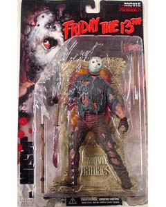 McFARLANE MOVIE MANIACS 1 FRIDAY THE 13th JASON [本体血糊あり] 国内版 ブリスターヤケ&ワレ、台紙傷み特価