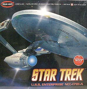 POLAR LIGHTS STAR TREK 1/350スケール U.S.S. ENTERPRISE NCC-1701-A パッケージ傷み特価