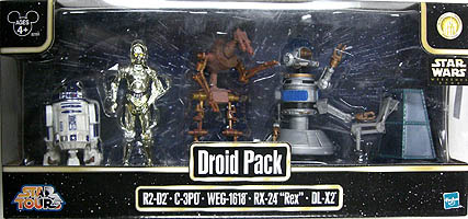 STAR WARS USAディズニーテーマパーク限定 DROID PACK [R2-D2 , C-3PO , WEG-1618 , RX-24"REX" , DL-X2]