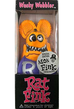 FUNKO WACKY WOBBLER RAT FINK NEON FINK(ORANGE)