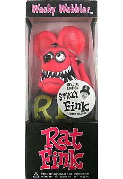 FUNKO WACKY WOBBLER RAT FINK STINKY FINK(PINK)