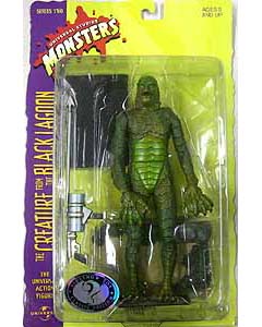 SIDESHOW 8インチ アクションフィギュア SERIES 2 THE CREATURE FROM THE BLACKLAGOON THE CREATURE ブリスターヤケ、傷み&台紙破れ特価