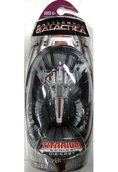 HASBRO BATTLESTAR GALACTICA TITANIUM COLONIAL VIPER MARK II #2