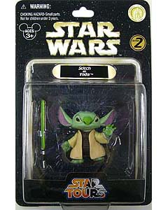 STAR WARS USA ディズニーテーマパーク限定フィギュア シリーズ2 STITCH AS YODA 台紙傷み特価