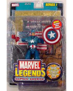 TOYBIZ MARVEL LEGENDS 1 CAPTAIN AMERICA ゴールドカード ブリスターワレ特価