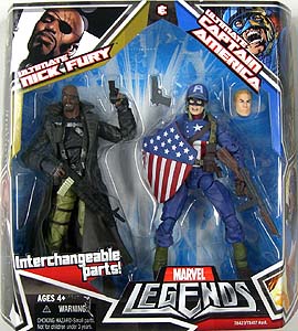 HASBRO MARVEL LEGENDS 2PACK ULTIMATE NICK FURY & ULTIMATE CAPTAIN AMERICA