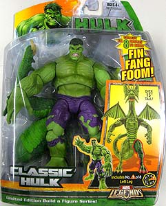 HASBRO MARVEL LEGENDS FIN FANG FOOM SERIES VARIANT CLASSIC HULK