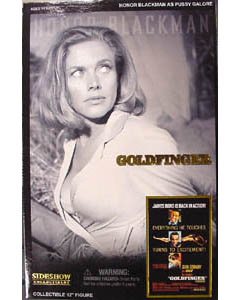 SIDESHOW 12インチ 007 GOLDFINGER ゴールドフィンガー PUSSY GALORE : HONOR BLACKMAN