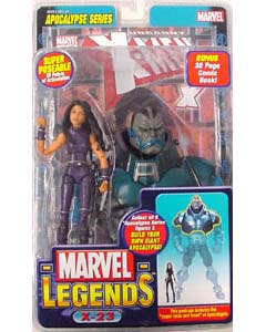 TOYBIZ MARVEL LEGENDS 12 APOCALYPSE SERIES X-23 ブリスター傷み特価