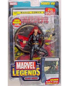 TOYBIZ MARVEL LEGENDS 8 BLACK WIDOW