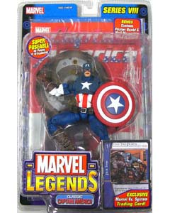 TOYBIZ MARVEL LEGENDS 8 VARIANT CLASSIC CAPTAIN AMERICA  [グレーペイントなし]